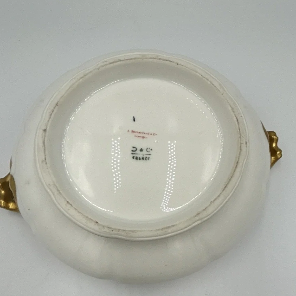 This is a Vintage L. Bernardaud & Co. Limoges porcelain serving dish.